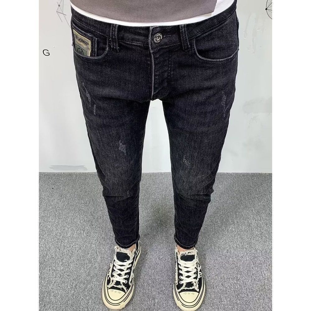 Streetwear Brand Denim - Celana panjang Denim pria, celana panjang