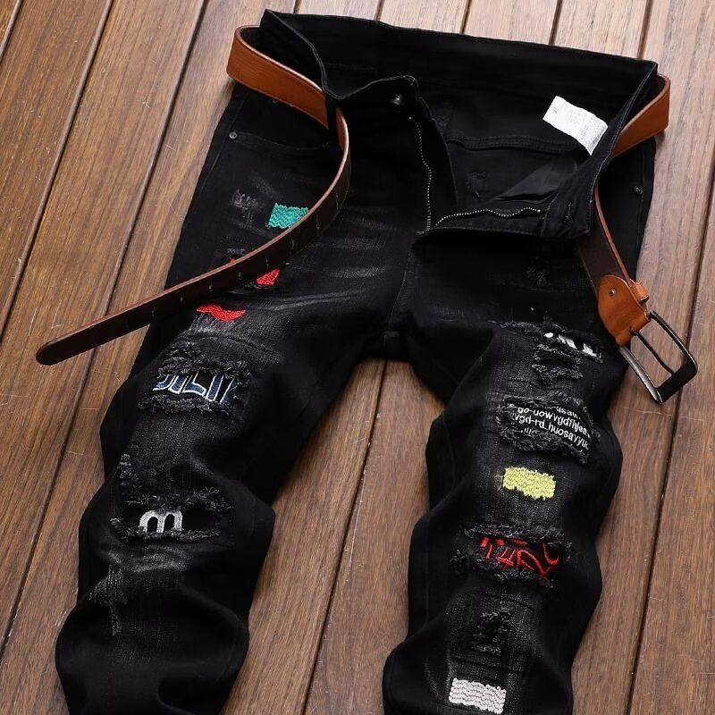 Streetwear Brand Denim - Celana Jeans Pria Desainer Korea Model