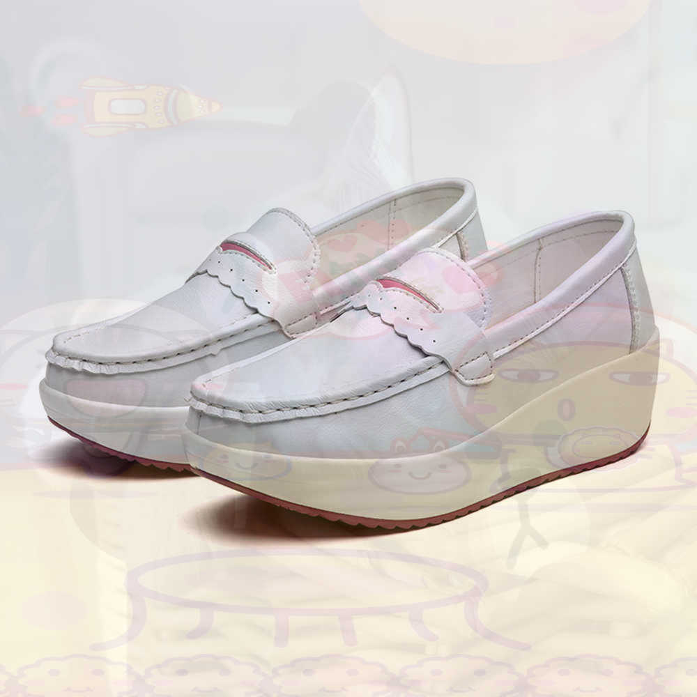 Streetwear Brand Design Ideas - Plataform Sepatu Kets Merah Muda Musim