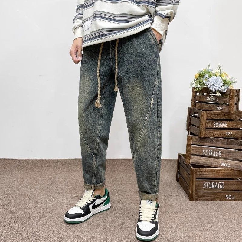 Streetwear Brand Denim - Celana Jeans Retro Merek Trendi Asli