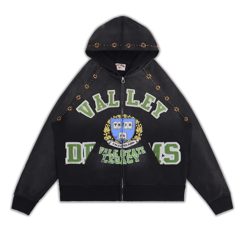 Vale Streetwear Brand - 26SS Merek Streetwear Baru VALE Hoodie
