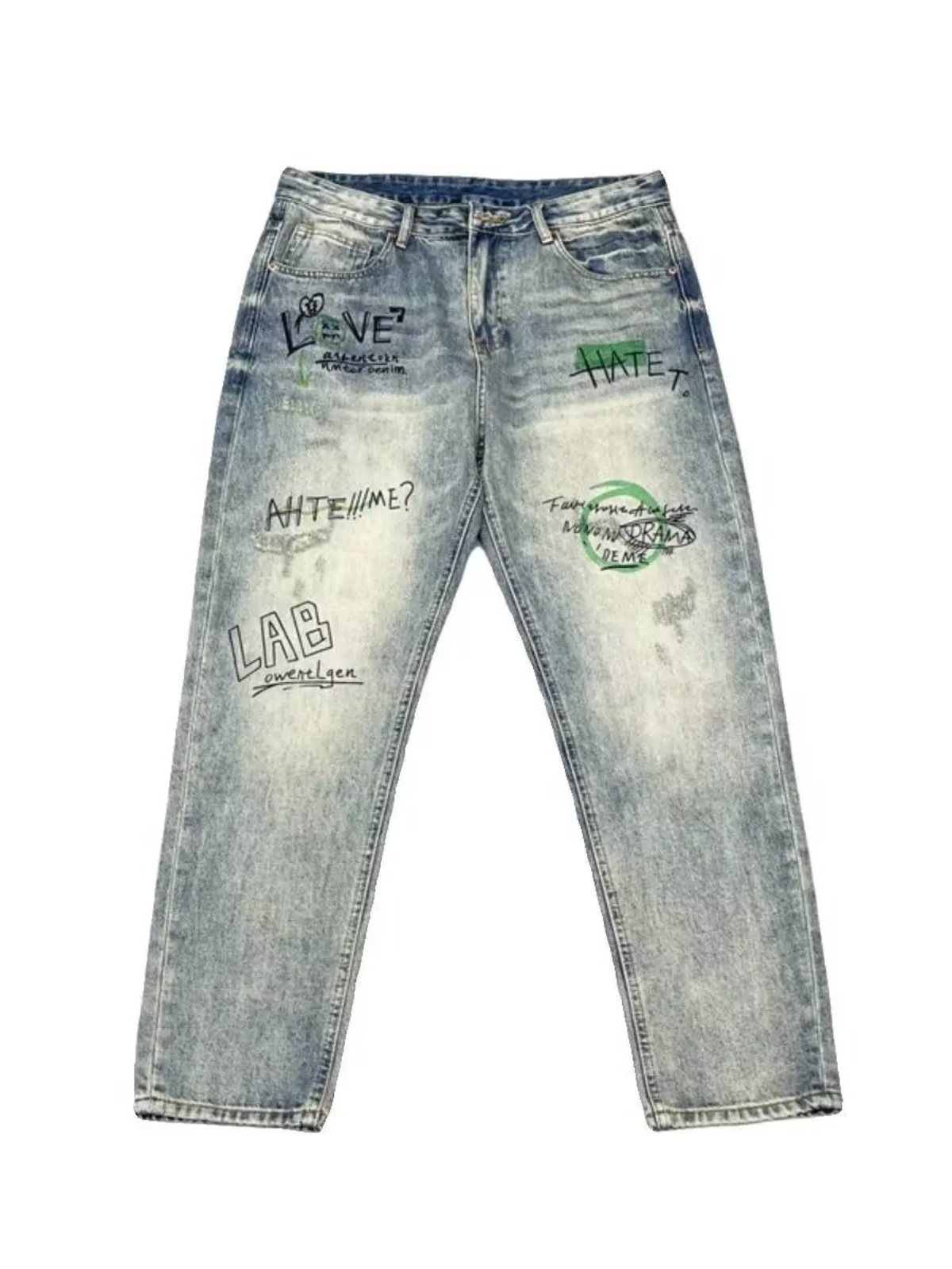 Celana Jeans Lurus Longgar Pri - Streetwear Brand Denim ulasan dan harga