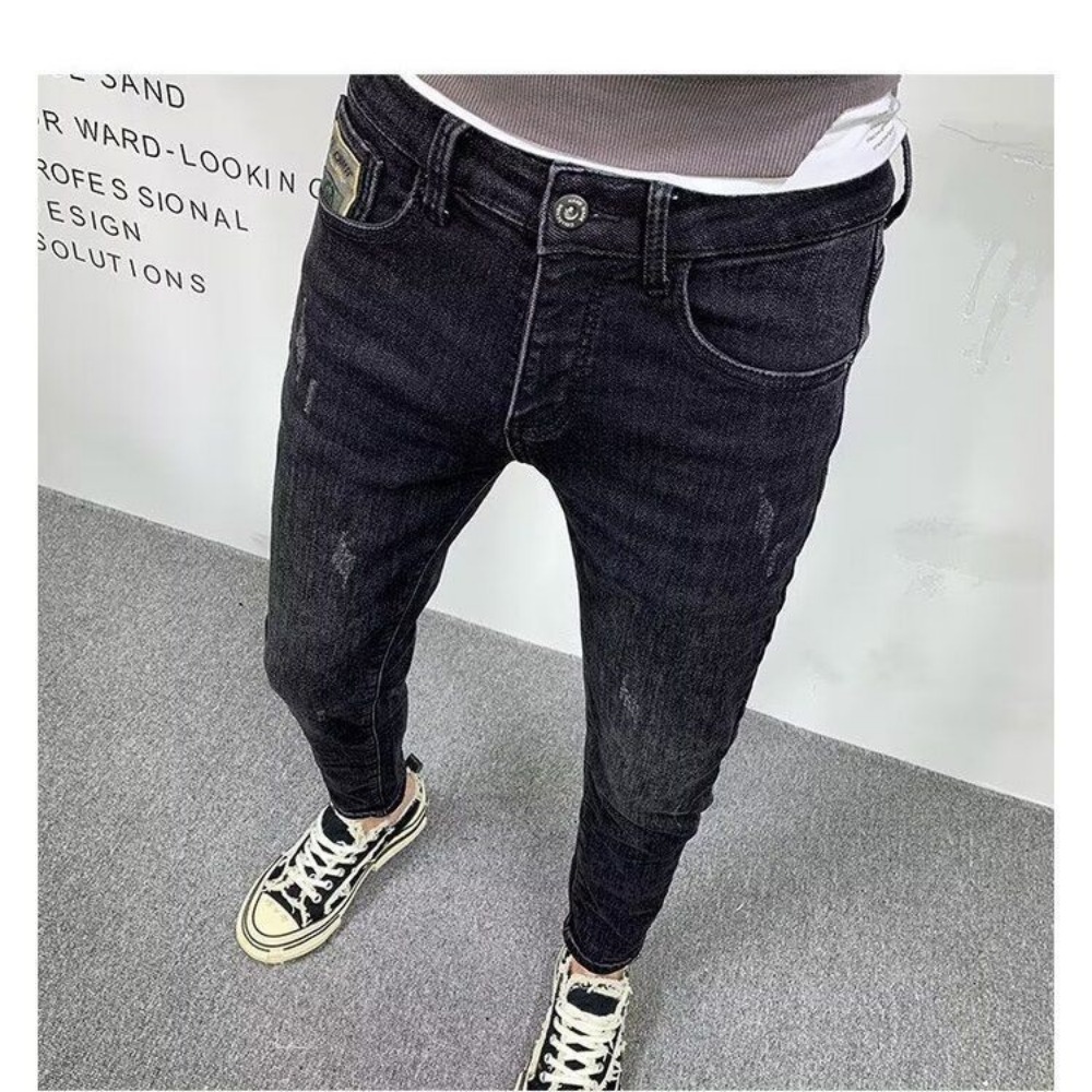 Celana panjang Denim pria, cel - Streetwear Brand Denim ulasan dan harga
