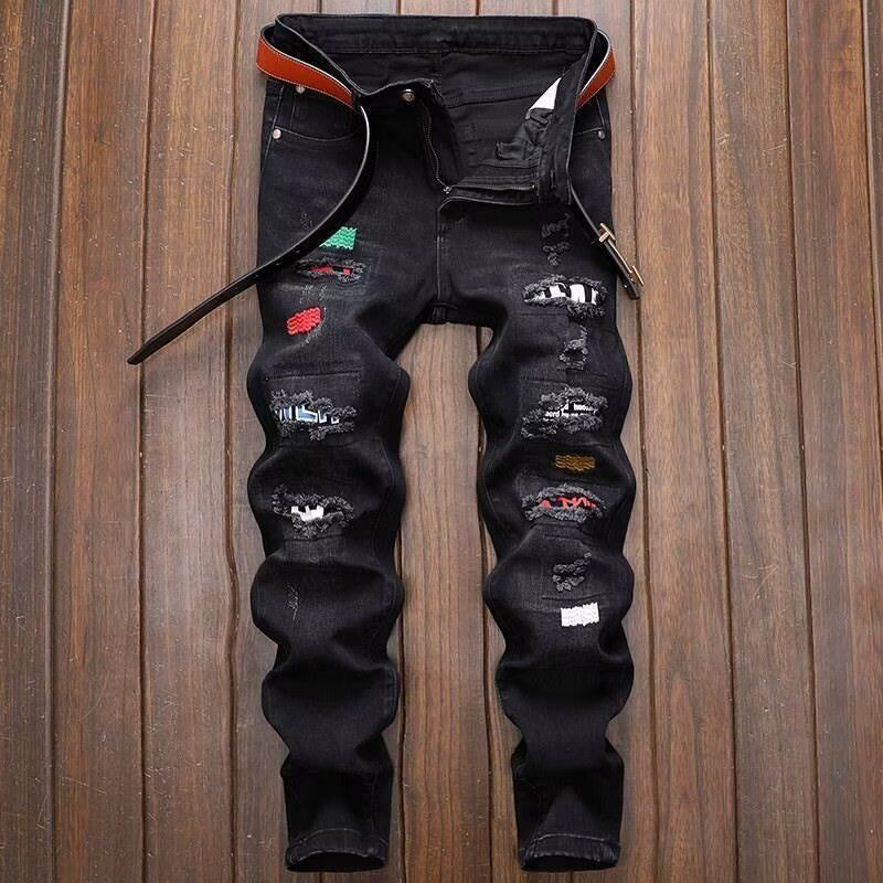 Celana Jeans Pria Desainer Kor - Streetwear Brand Denim ulasan dan harga