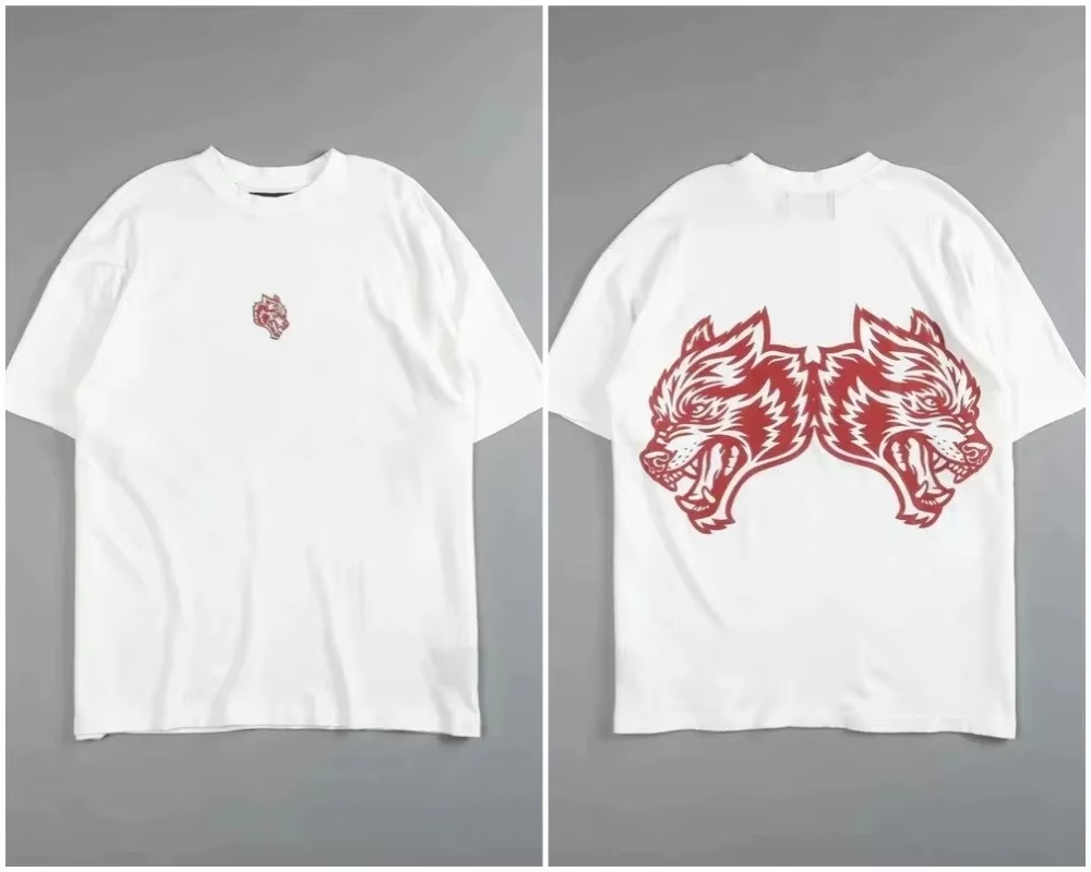 Kaos Retro Black Wolf Head Hig - Streetwear High End Brand ulasan dan harga