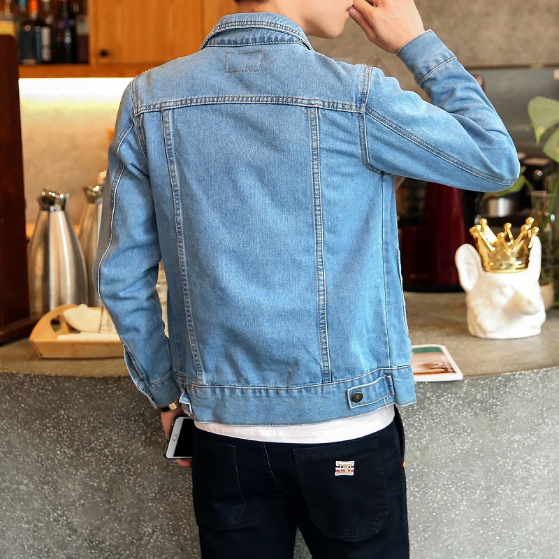 Jaket Denim Pria Musim Semi Gu - Streetwear Brand Denim ulasan dan harga