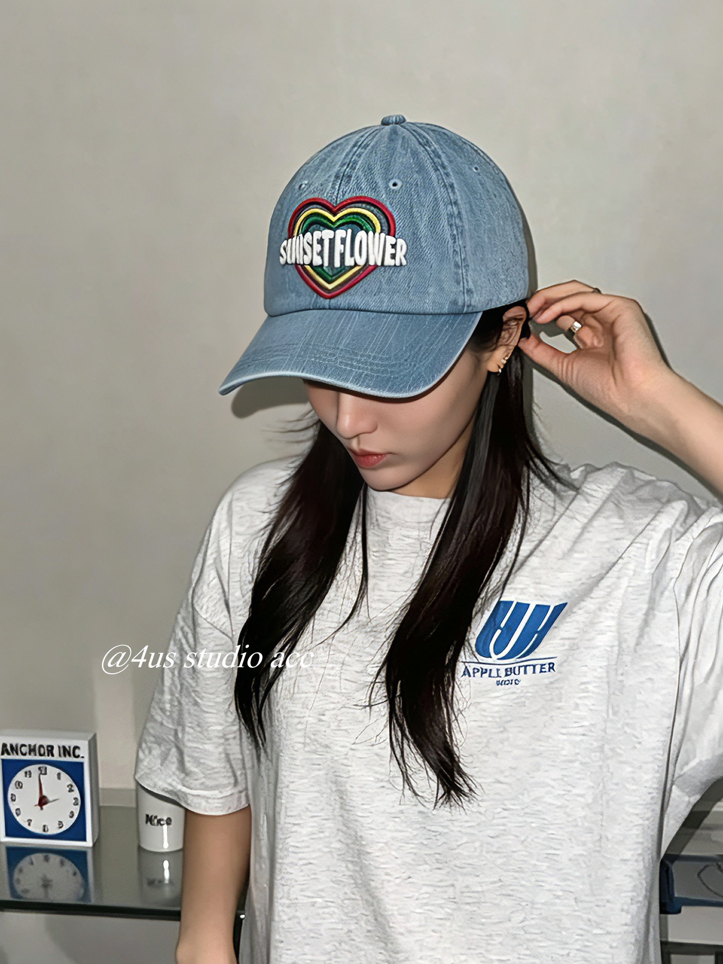 Topi baseball denim vintage be - Streetwear Brand Denim ulasan dan harga