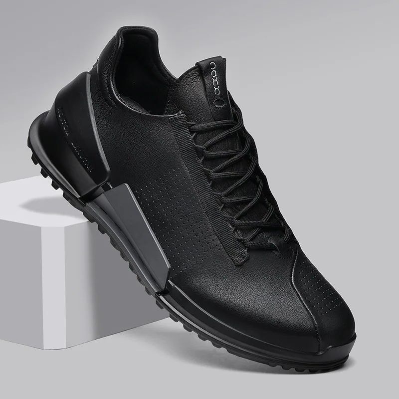 Sepatu Kulit Asli Trendi Pria  - Streetwear Brand Shoes ulasan dan harga