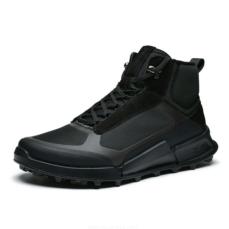 Sepatu Kasual Pria High Top, S - Streetwear Brand Shoes ulasan dan harga