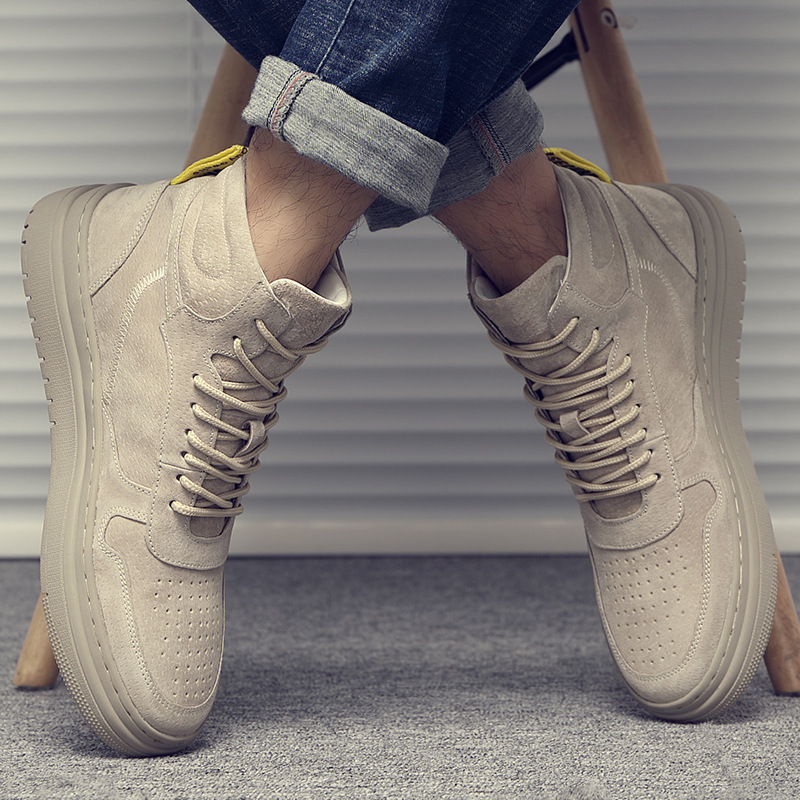 Sepatu Pria High Top Musim Din - Streetwear Brand Shoes ulasan dan harga