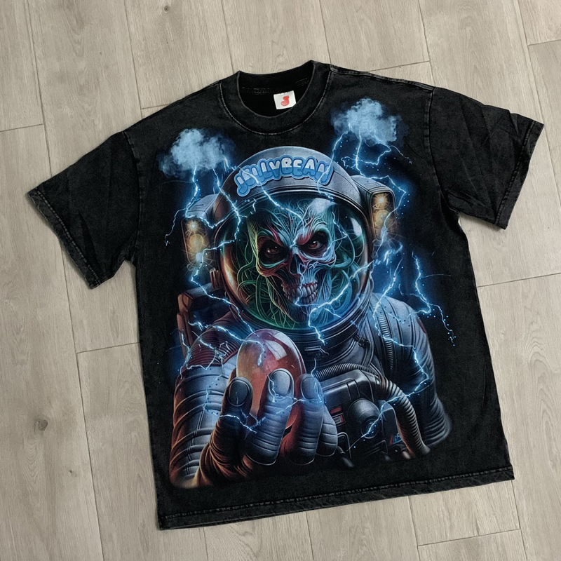 Stok T-shirt Gaya Amerika Pria - Streetwear High End Brand ulasan dan harga