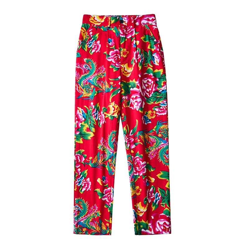 Celana panjang gaya China pria - Streetwear Brand Flower ulasan dan harga