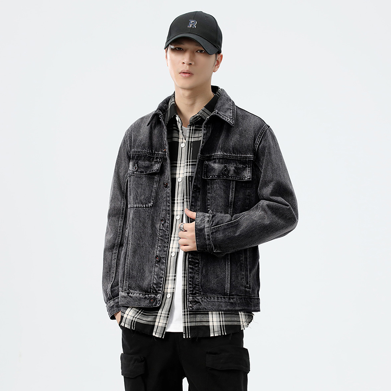 Jaket Denim Pria Model Longgar - Streetwear Brand Denim ulasan dan harga