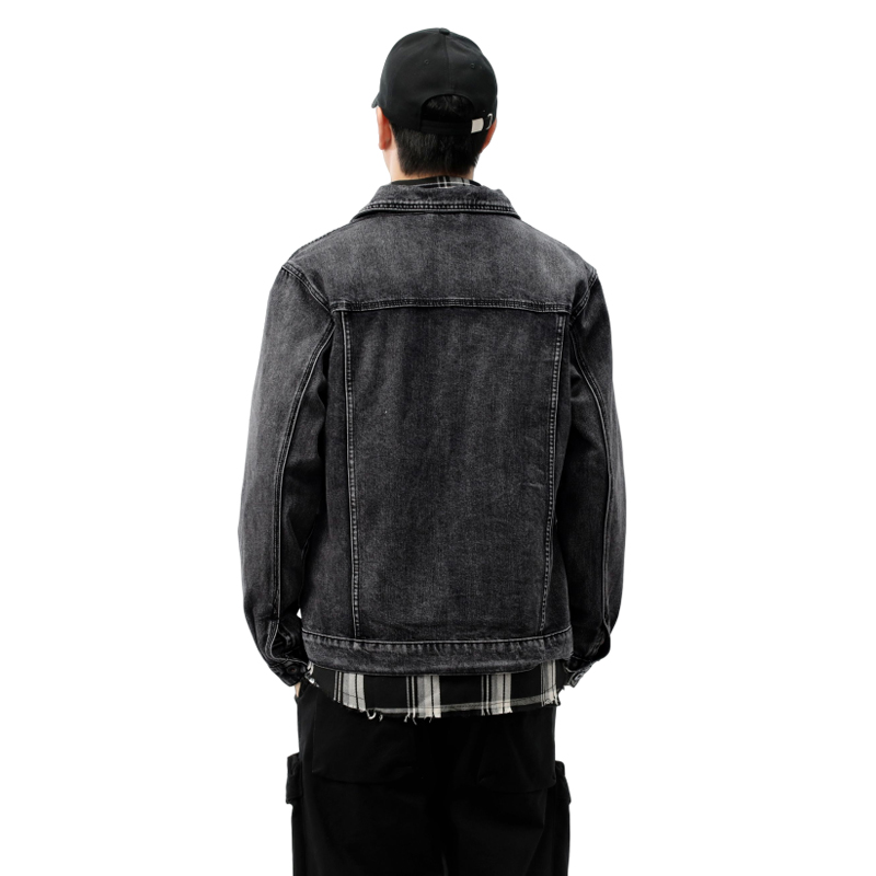 Jaket Denim Pria Model Longgar - Streetwear Brand Denim ulasan dan harga