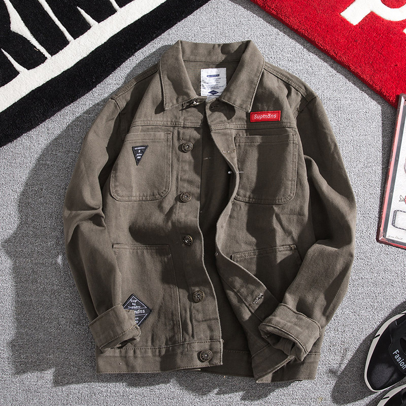Jaket Denim 2021 Musim Gugur M - Streetwear Brand Denim ulasan dan harga